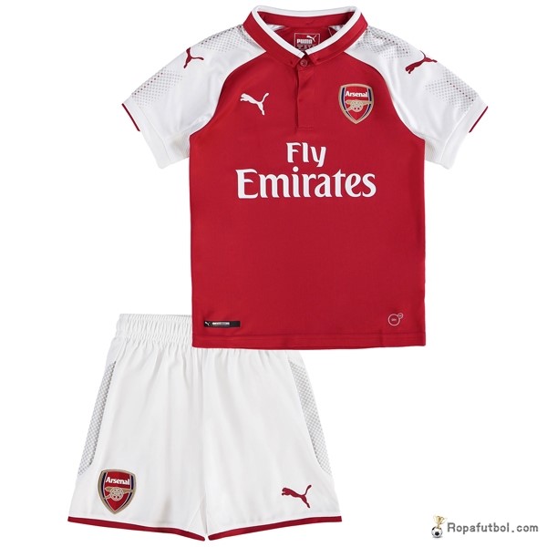 Camiseta Arsenal Replica Primera Ropa Niños 2017/18